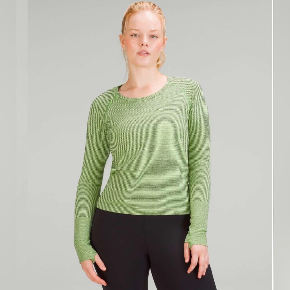 lululemon athletica Green Long Sleeve Top